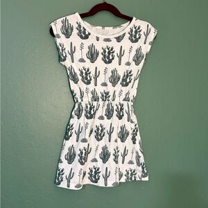 Winter Water Factory Girls’ Cactus Dress | 4T Organic Cotton Made in Brooklyn